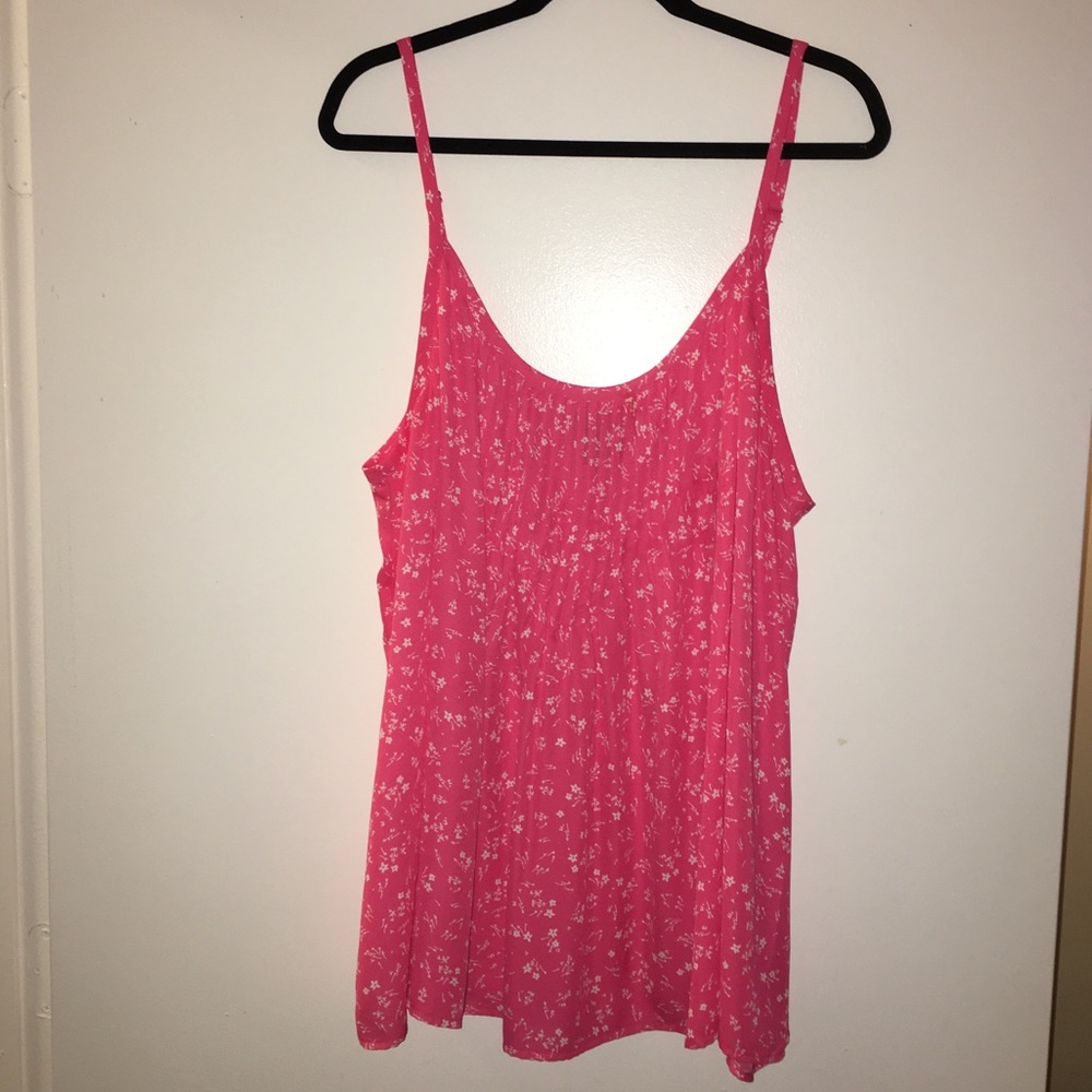 Pink flowy top x Torrid